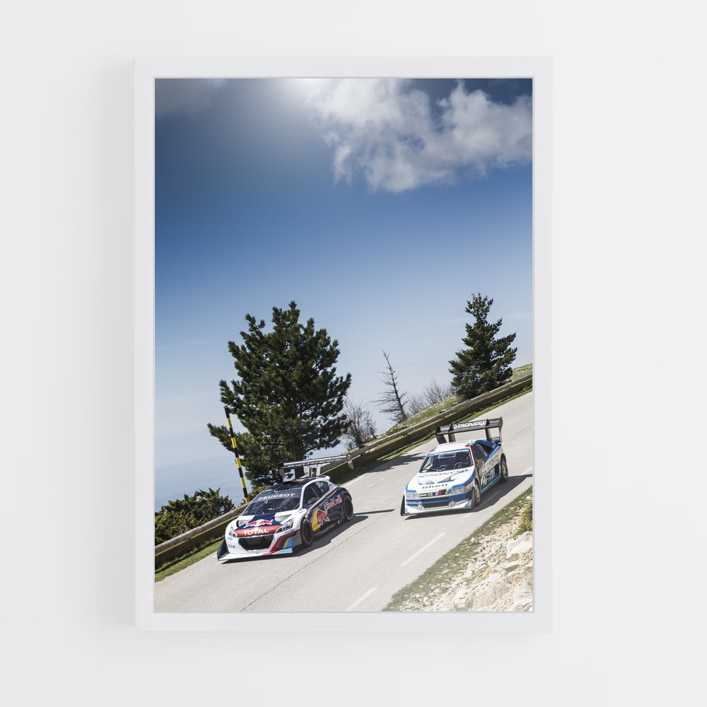 Poster Nuage Éthéré – affiche Peugeot (vue 3)